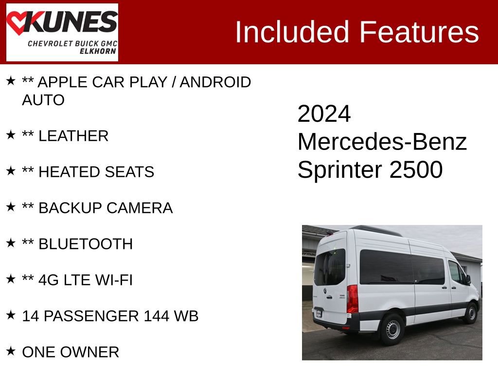 Used 2024 Mercedes-Benz Sprinter 2500 image 2