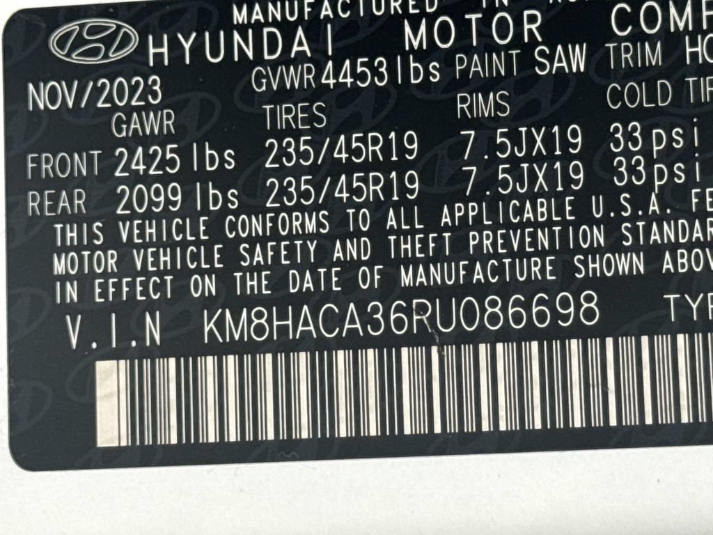 Used 2024 Hyundai Kona N Line AWD/4WD image 33