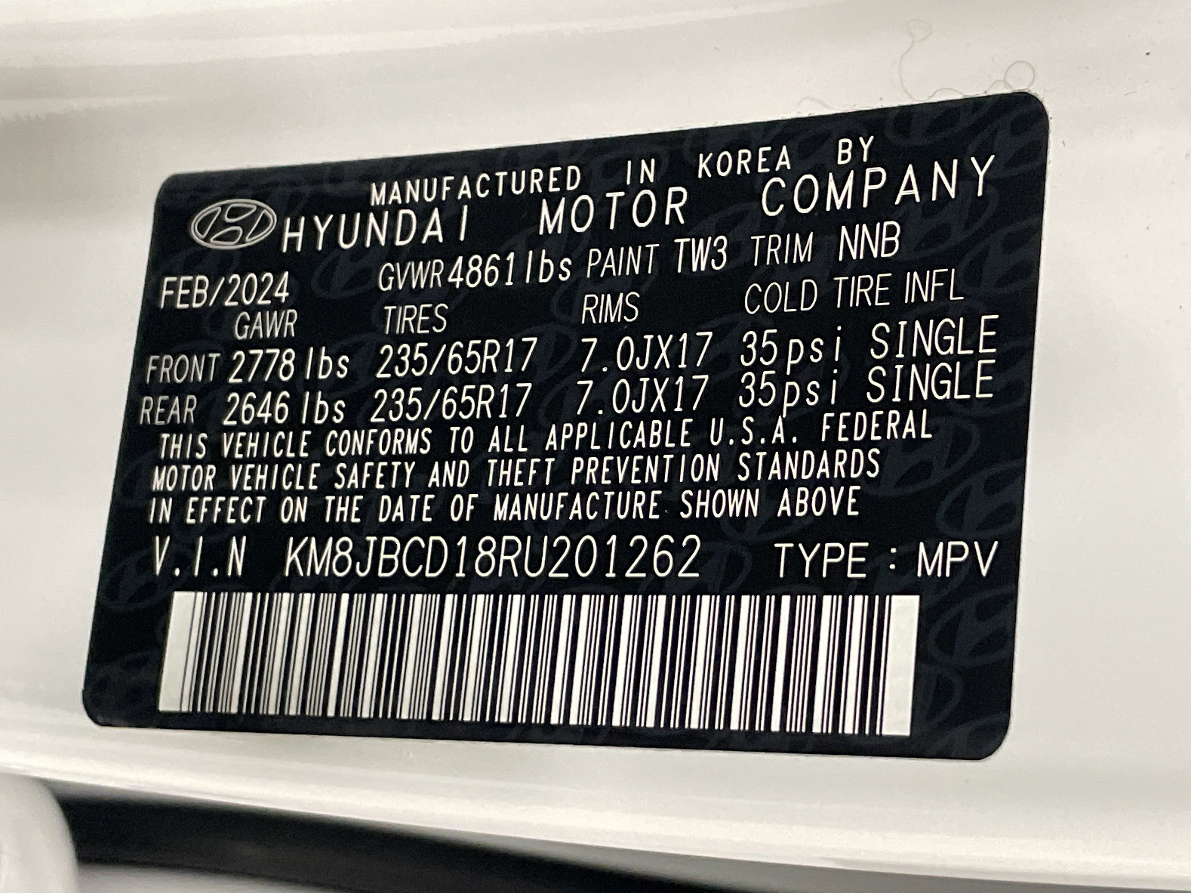 Used 2024 Hyundai Tucson Blue AWD/4WD image 36
