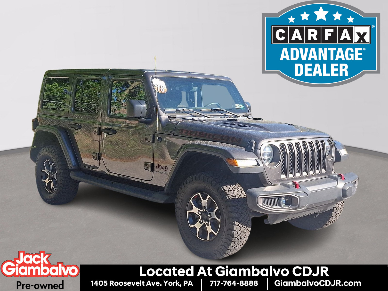 Used 2018 Jeep Wrangler Unlimited Rubicon