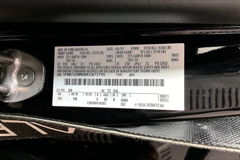 Used 2024 Ford Escape ST-Line image 30