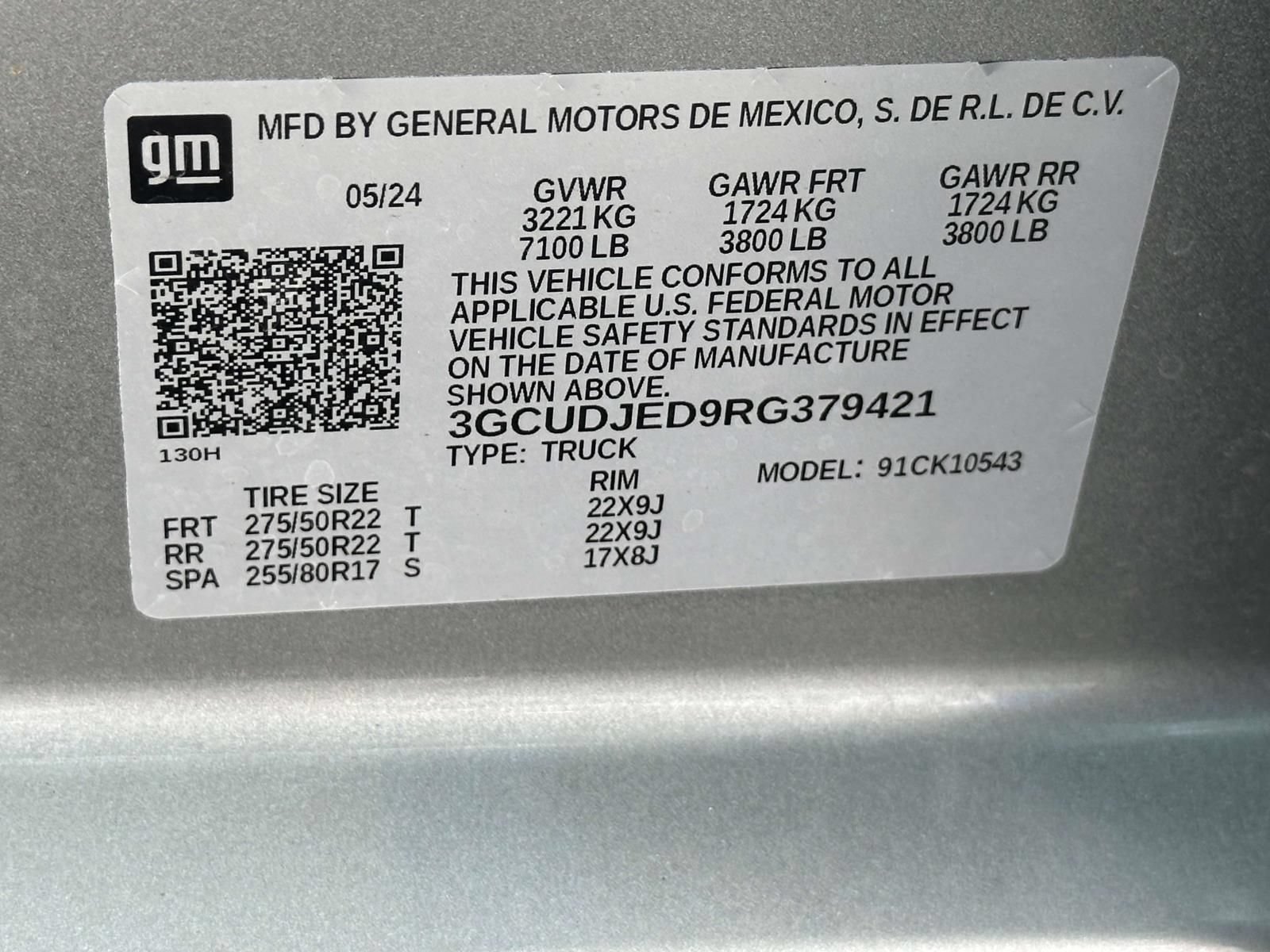Certified 2024 Chevrolet Silverado 1500 High Country w/ High Country Premium Package AWD/4WD image 30