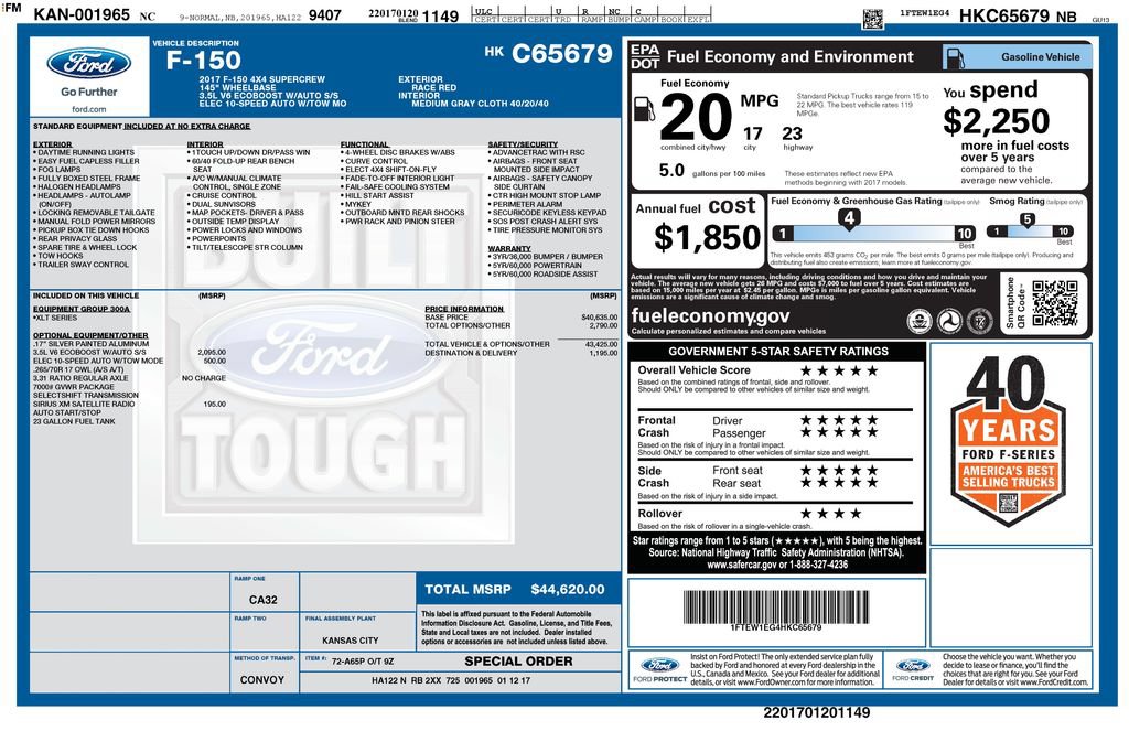 Used 2017 Ford F150 XLT AWD/4WD image 6