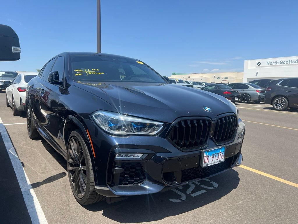 Used 2020 BMW X6 M50i w/ Executive Package AWD/4WD image 3