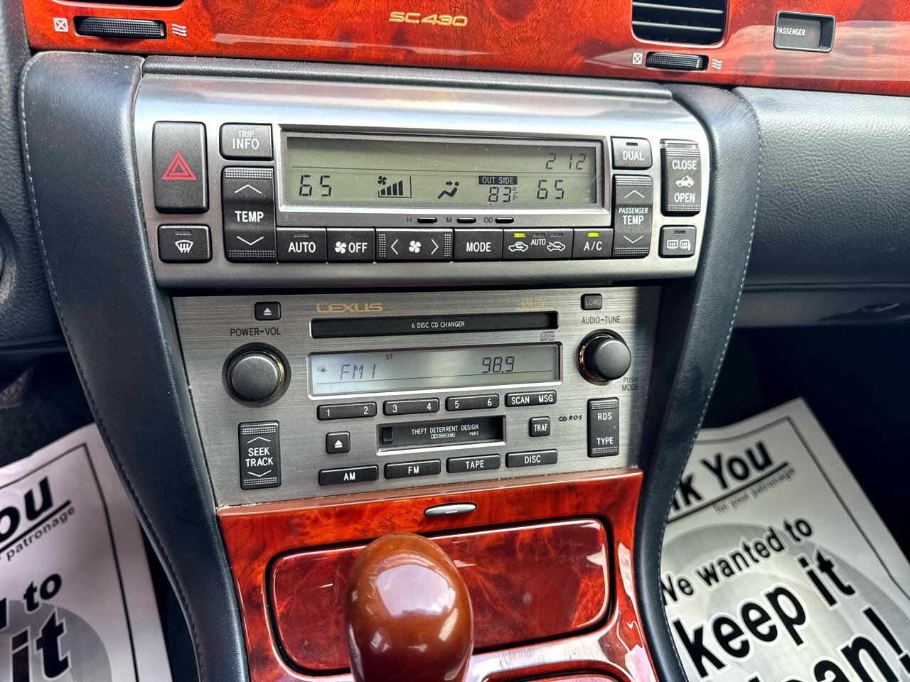 Used 2002 Lexus SC 430 Convertible image 15