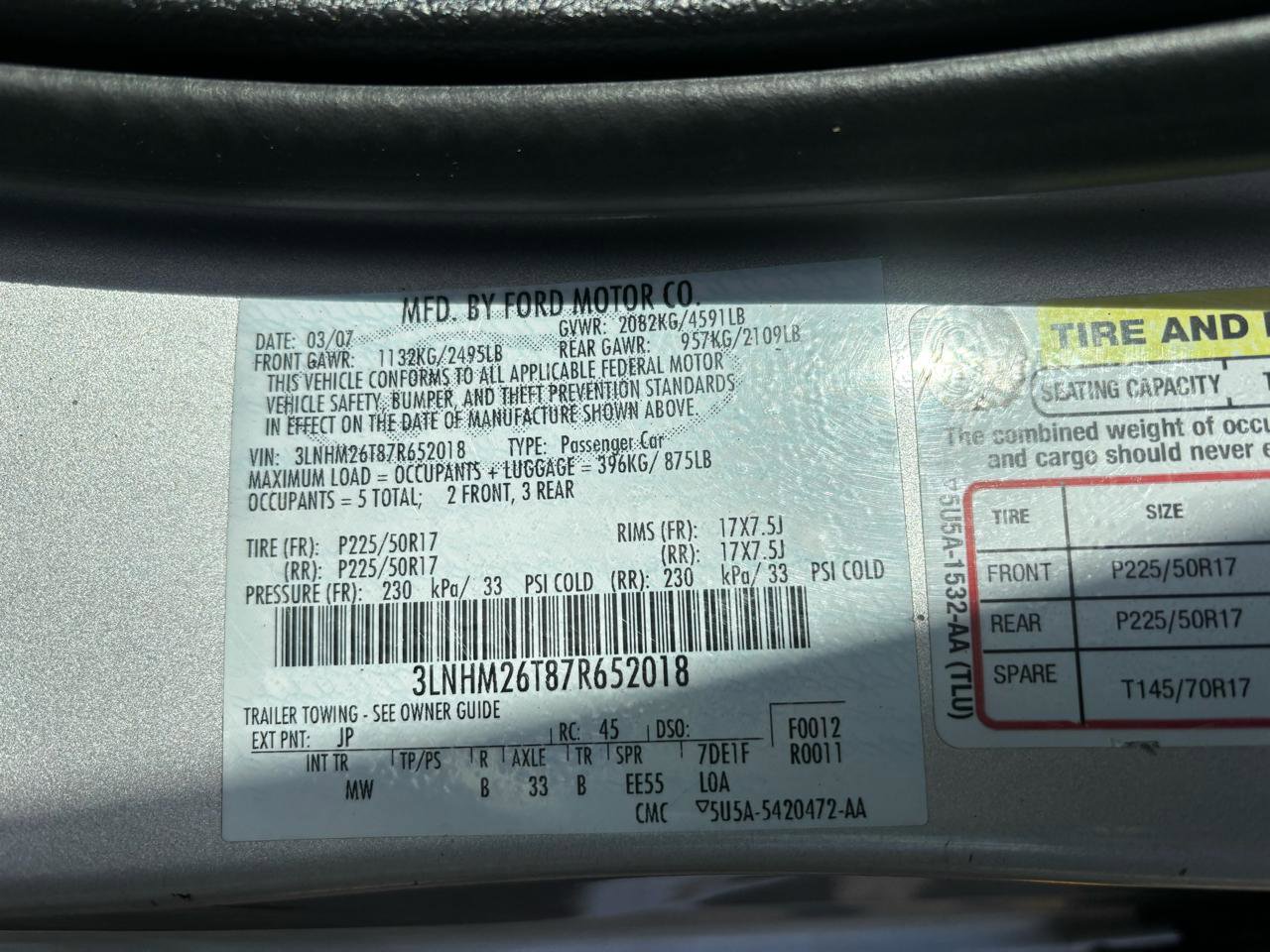Used 2007 Lincoln MKZ FWD image 30