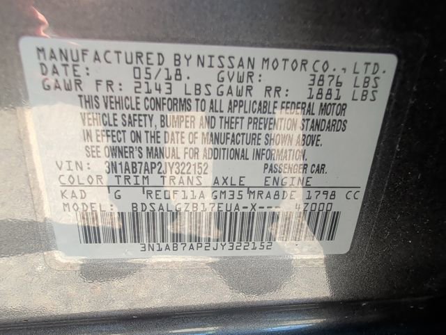 Used 2018 Nissan Sentra SL FWD image 35