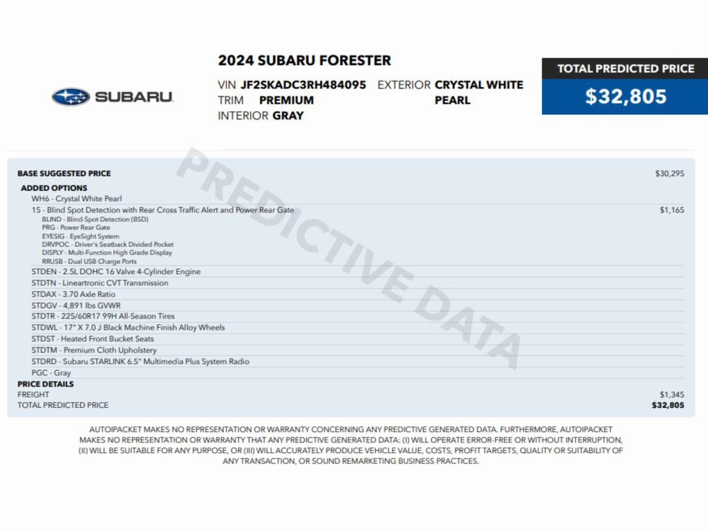 Used 2024 Subaru Forester Premium image 2