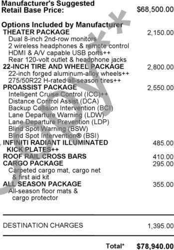 Used 2019 INFINITI QX80 Luxe w/ 22" Wheel Package image 7