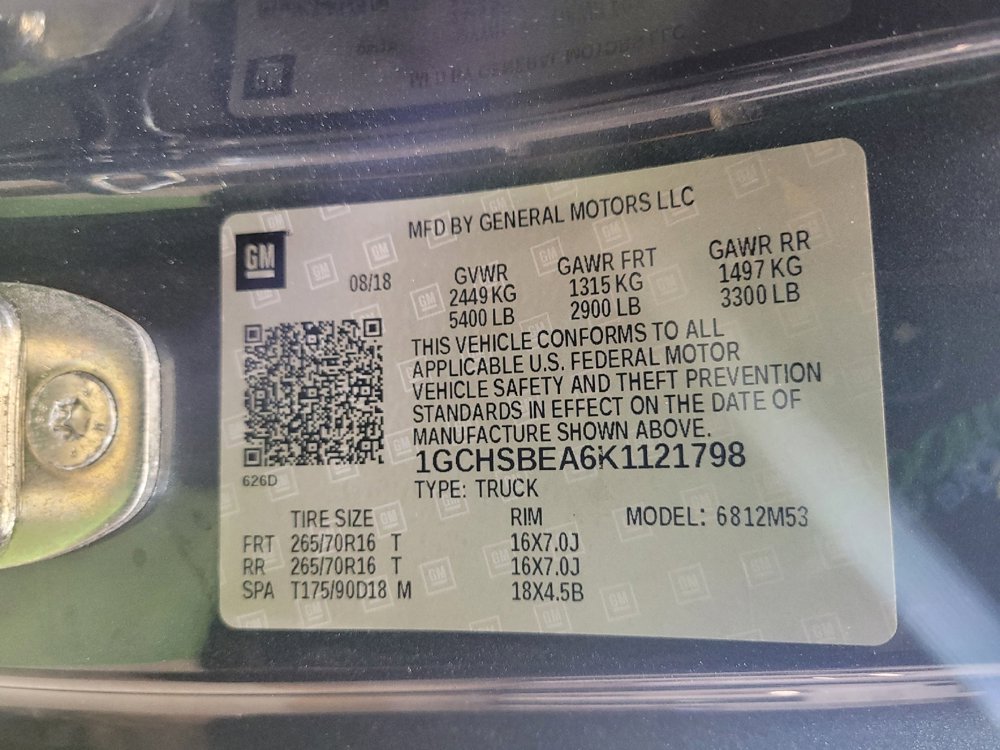 Used 2019 Chevrolet Colorado W/T w/ WT Convenience Package RWD image 33