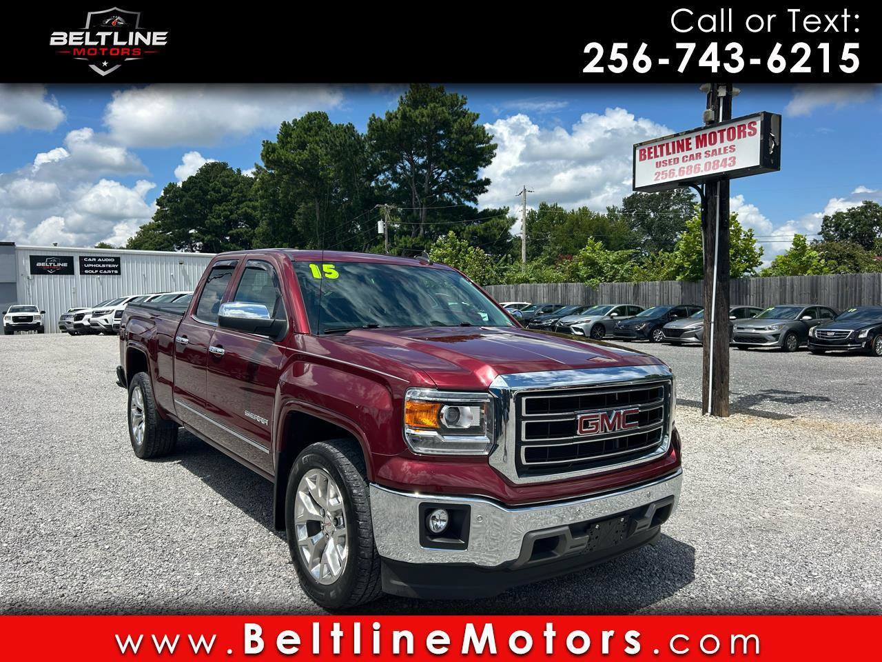 Used 2015 GMC Sierra 1500 SLT w/ Driver Alert Package RWD image 1