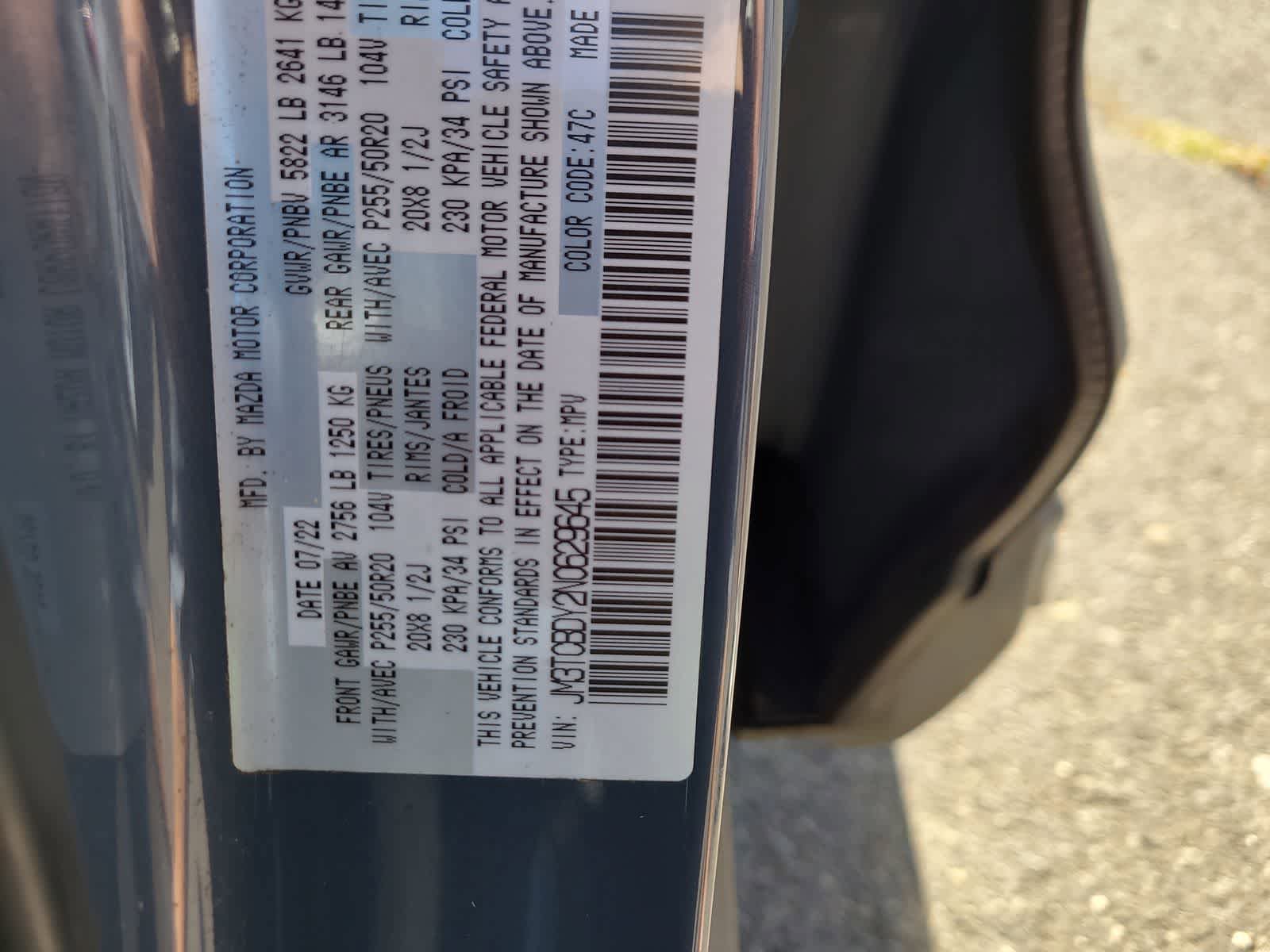 Used 2022 MAZDA CX-9 Carbon Edition AWD/4WD image 29