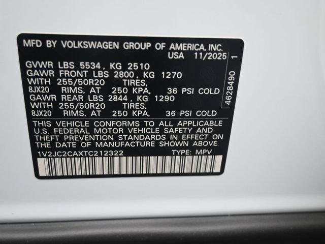 New 2026 Volkswagen Atlas Cross Sport SE image 20