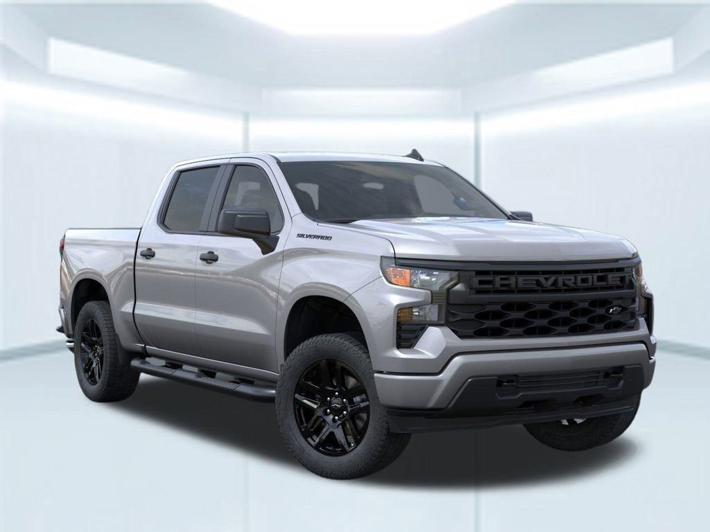 New 2026 Chevrolet Silverado 1500 Custom w/ Turbomax Blackout Package RWD image 11