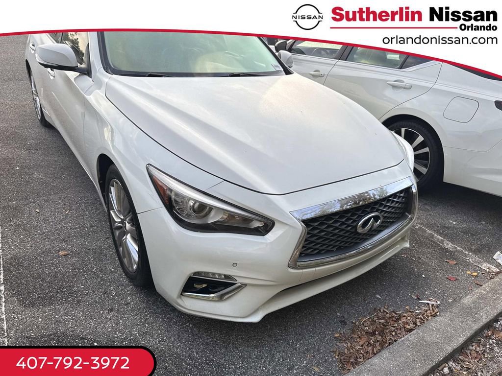 Used 2021 INFINITI Q50 Luxe image 1