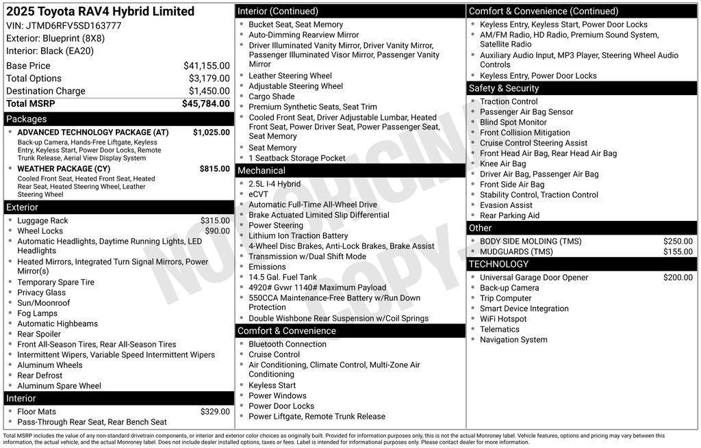 Used 2025 Toyota RAV4 Limited w/ Advanced Technology Package image 6