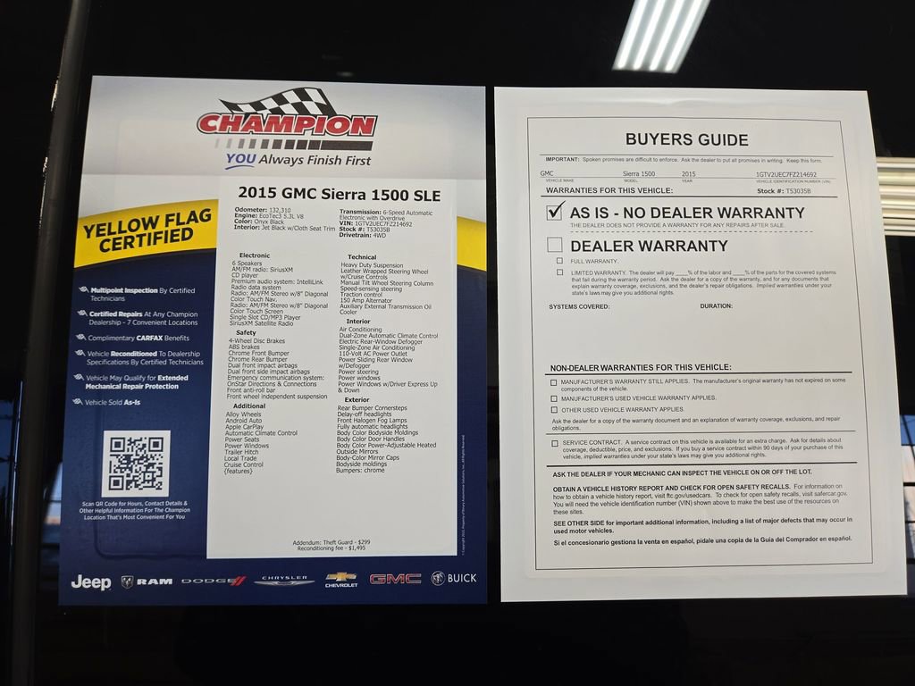 Used 2015 GMC Sierra 1500 SLE w/ SLE Value Package image 36