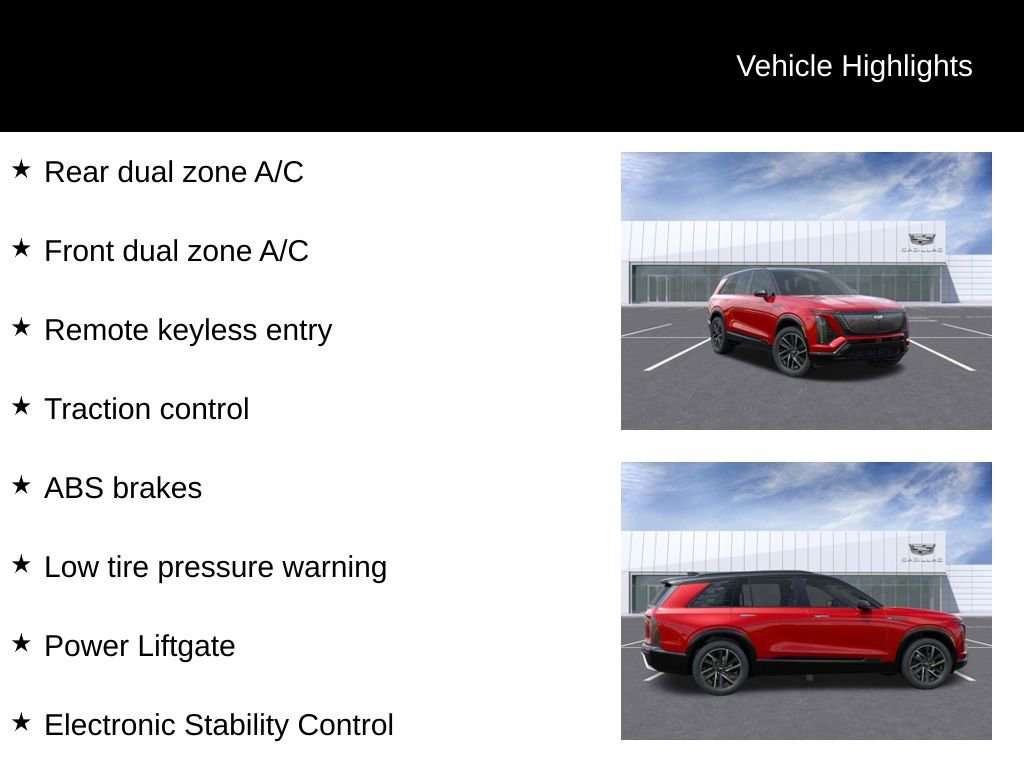 New 2026 Cadillac Vistiq Sport w/ LPO, Floor Liner Package image 10