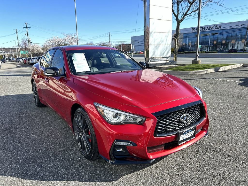 Certified 2023 INFINITI Q50 Red Sport 400 image 2