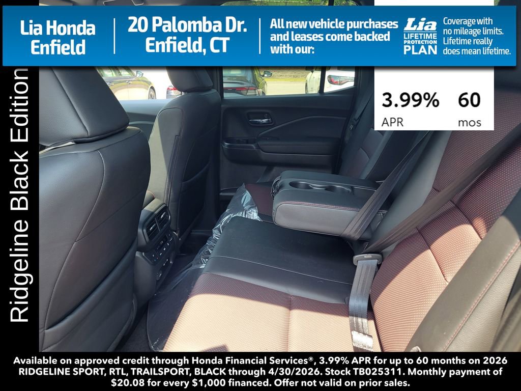 New 2026 Honda Ridgeline Black Edition image 32