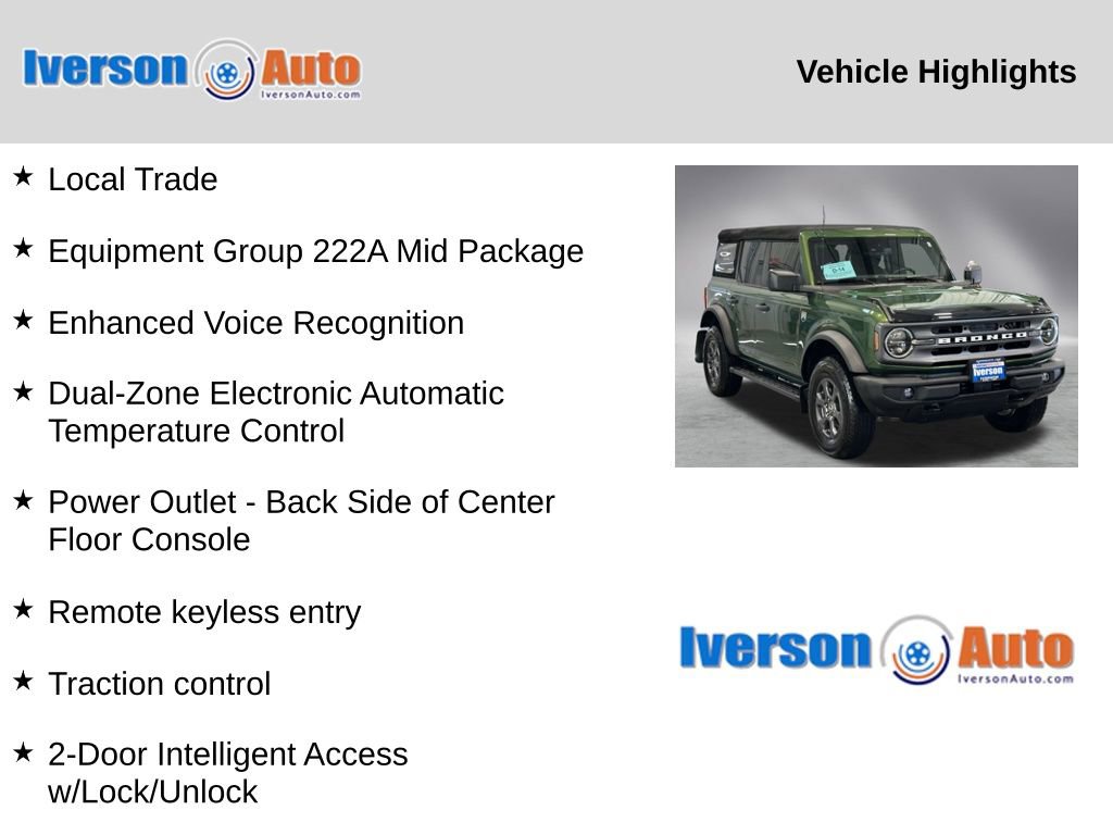 Used 2022 Ford Bronco Big Bend image 2