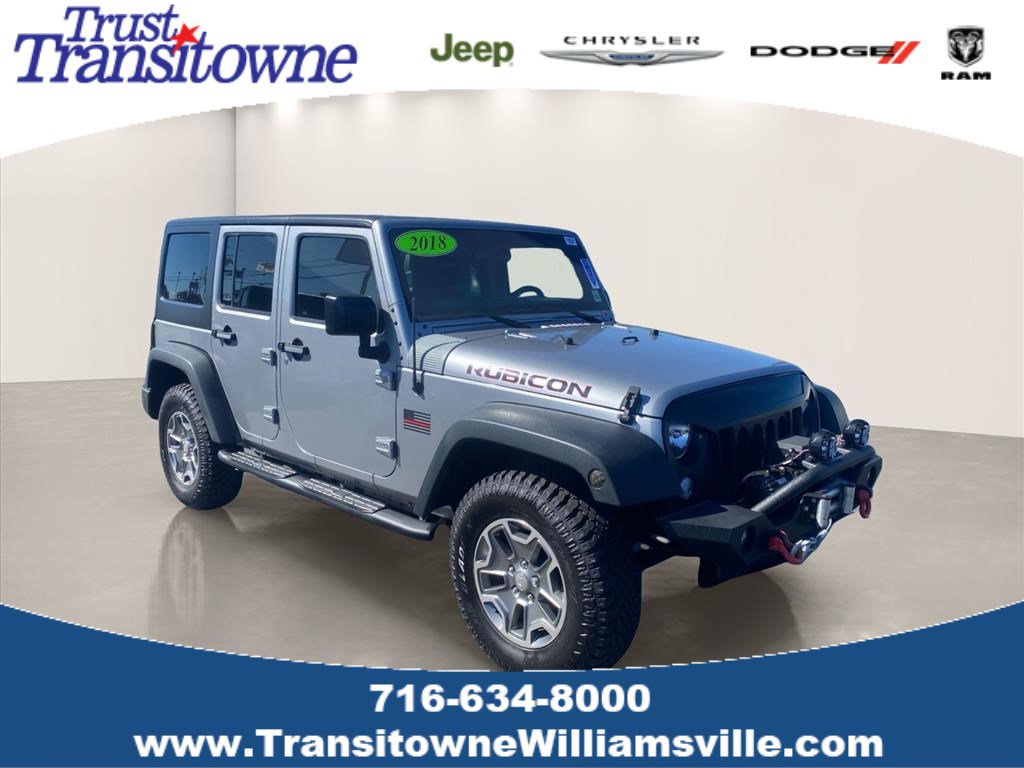 Used 2018 Jeep Wrangler Unlimited Rubicon w/ Connectivity Group AWD/4WD image 1