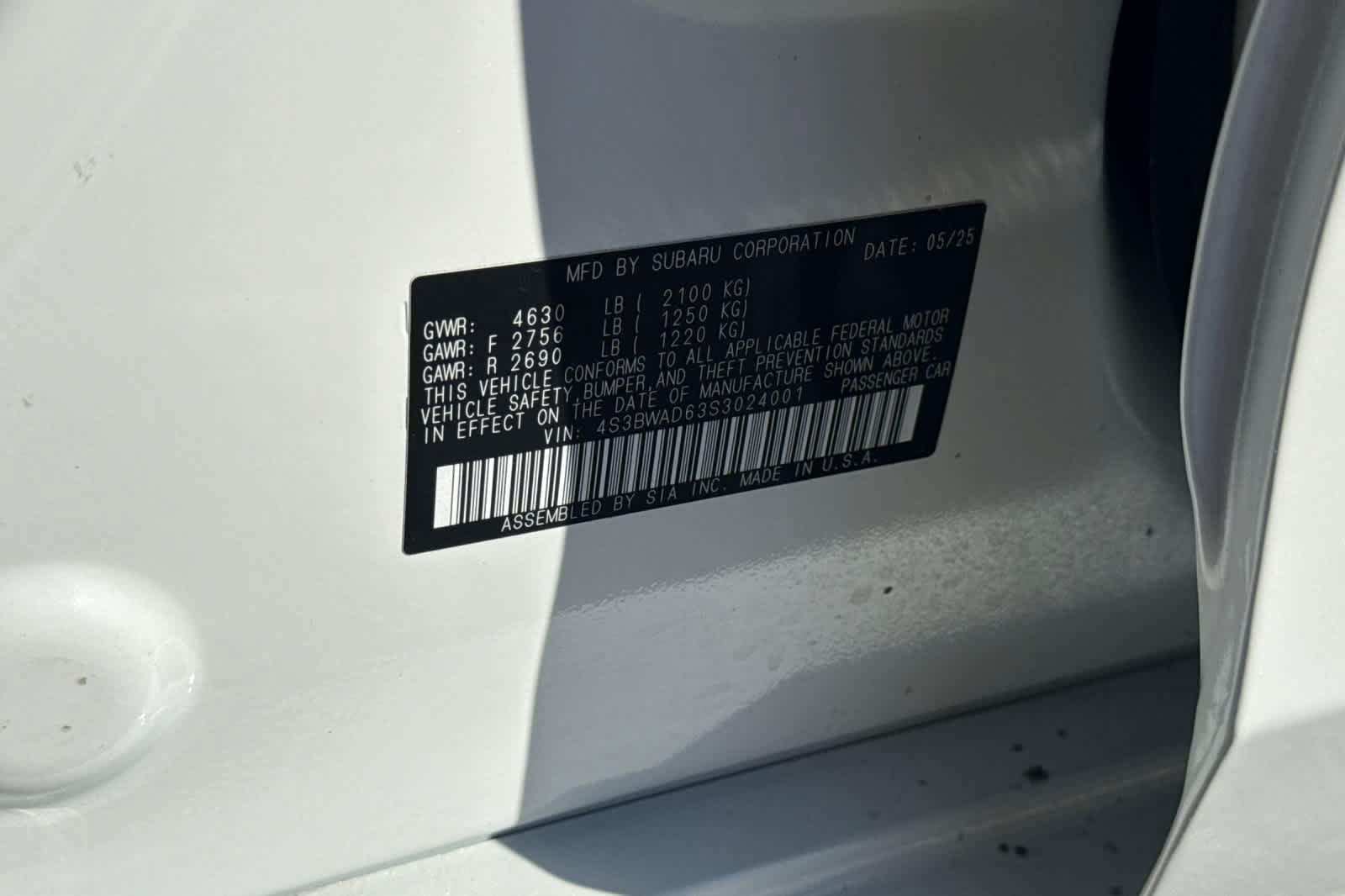 Used 2025 Subaru Legacy Premium AWD/4WD image 32