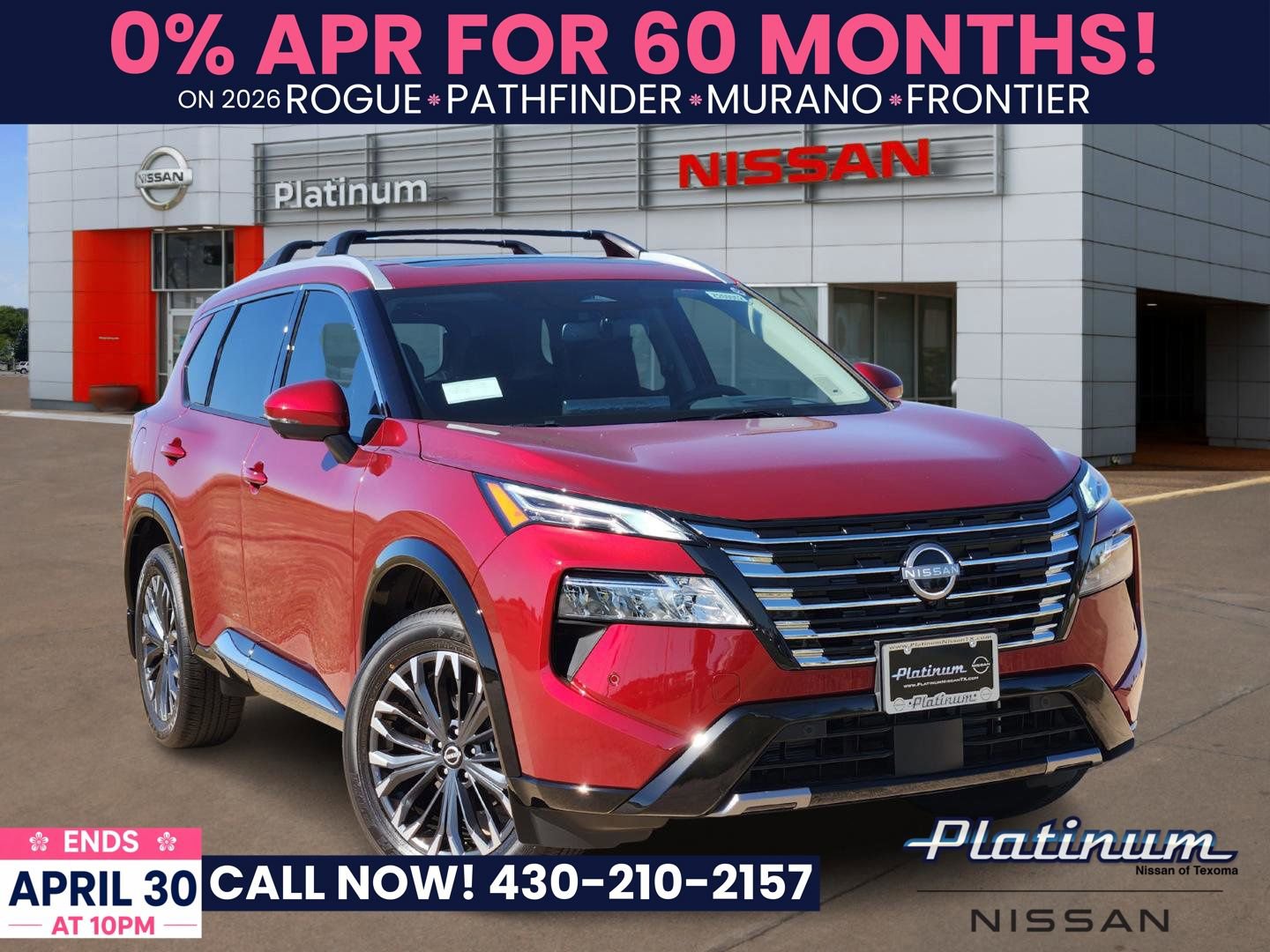 New 2026 Nissan Rogue Platinum w/ Platinum Premium Package