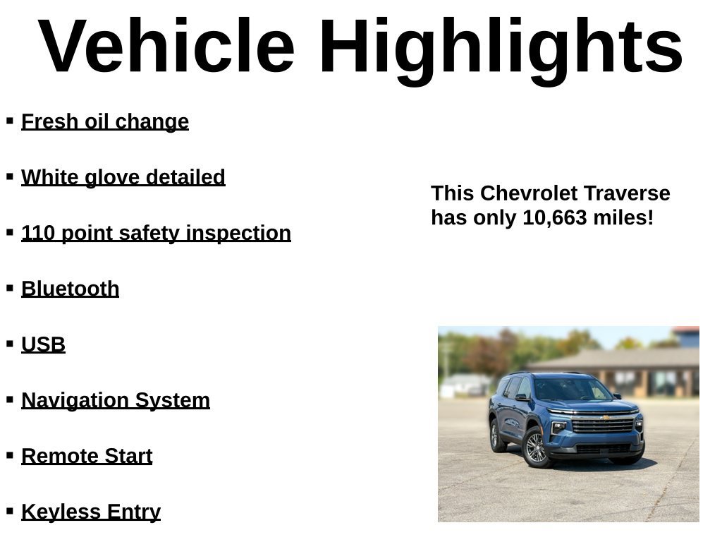 Used 2026 Chevrolet Traverse LT FWD image 28