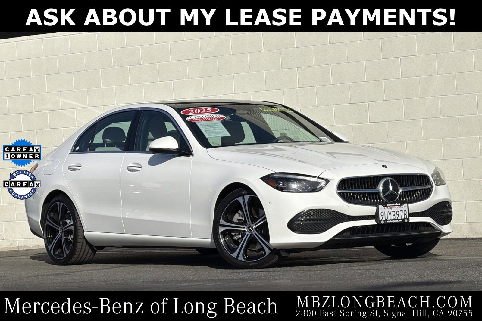 Certified 2025 Mercedes-Benz C 300 Sedan image 1