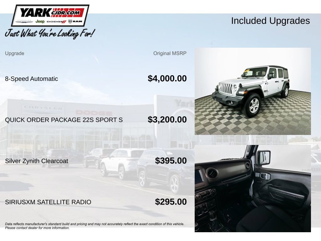 Certified 2022 Jeep Wrangler Unlimited Sport image 5