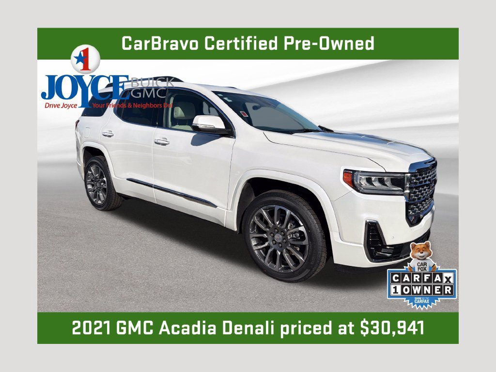 Certified 2021 GMC Acadia Denali w/ Denali Ultimate Package