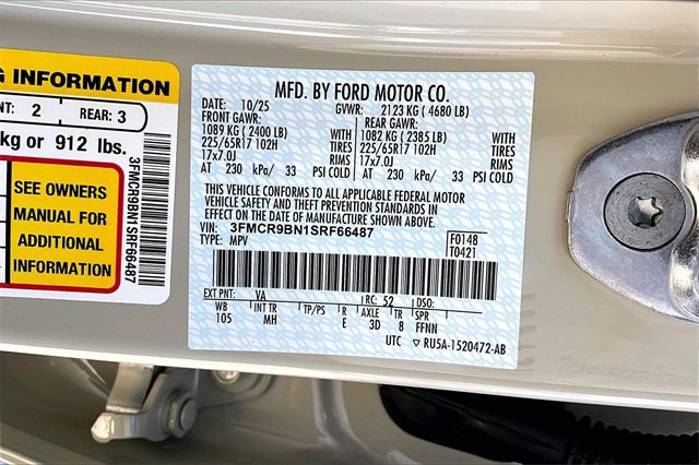 New 2025 Ford Bronco Sport Big Bend w/ Convenience Package image 12