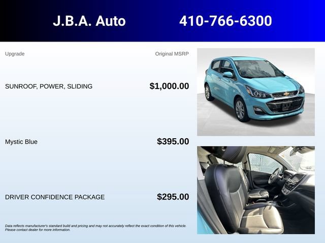 Certified 2022 Chevrolet Spark LT w/ Driver Confidence Package FWD image 5