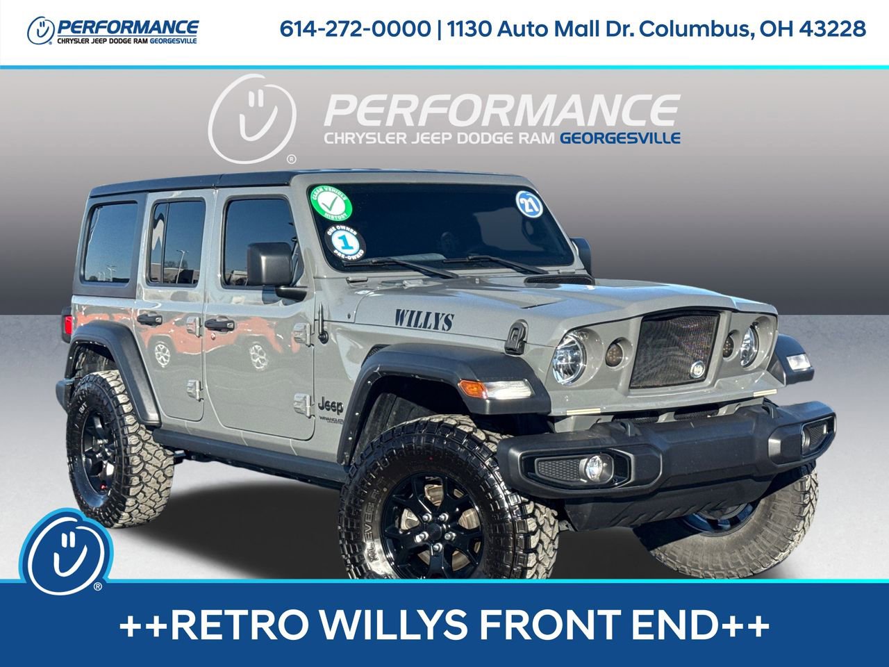 Used 2021 Jeep Wrangler Unlimited Sport image 1