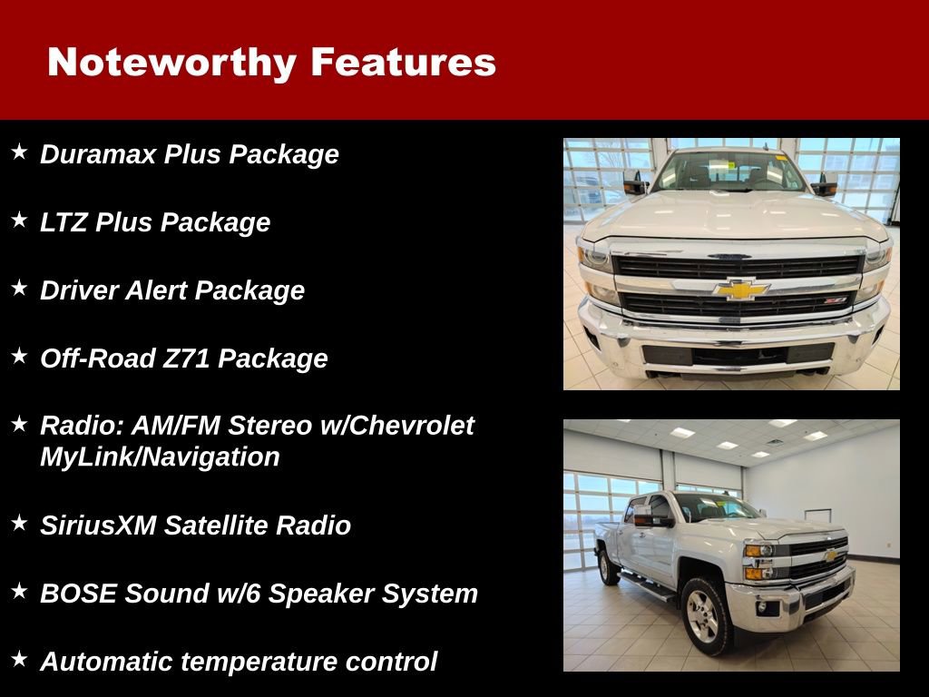 Used 2016 Chevrolet Silverado 2500 LTZ w/ Duramax Plus Package image 6