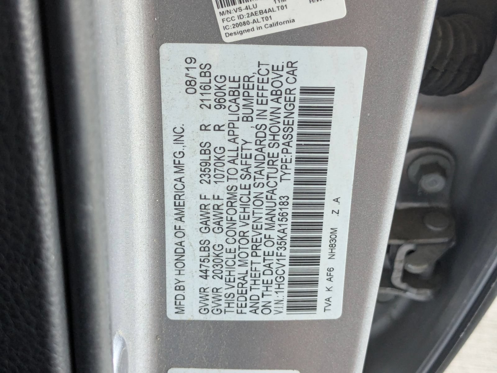 Used 2019 Honda Accord Sport image 29