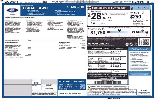New 2026 Ford Escape Active w/ Cold Weather Package AWD/4WD image 4