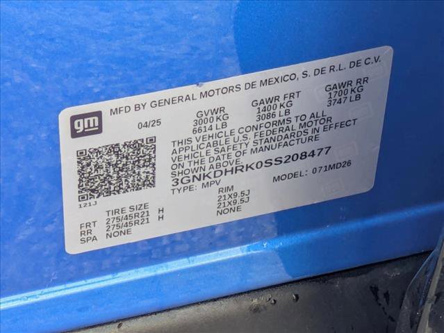 New 2025 Chevrolet Blazer EV RS RWD image 16