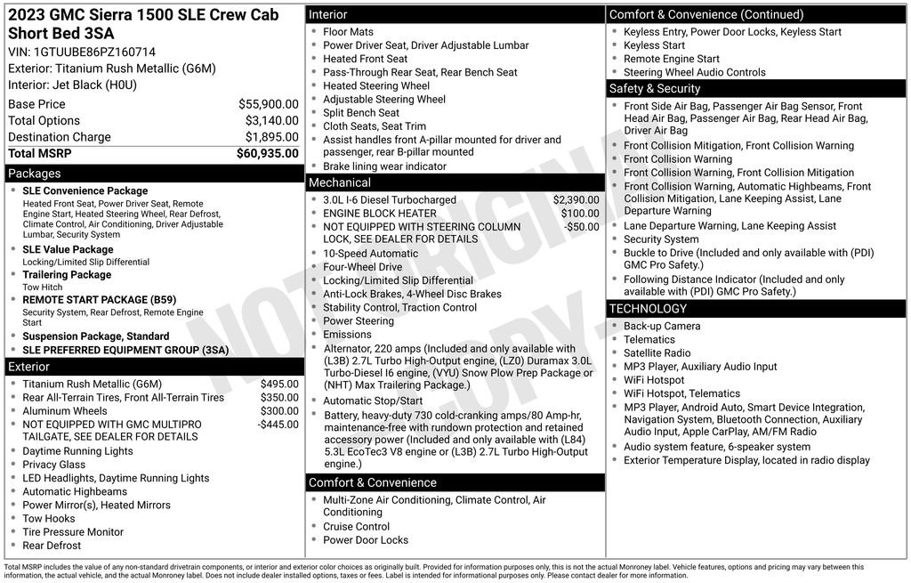 Certified 2023 GMC Sierra 1500 SLE AWD/4WD image 32