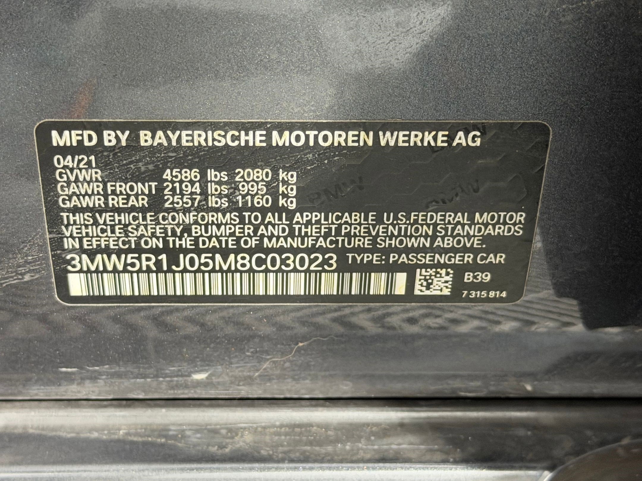 Used 2021 BMW 330i Sedan w/ M Sport Package image 20