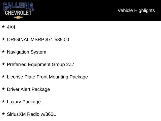 Used 2023 Chevrolet Tahoe Z71 w/ Luxury Package AWD/4WD image 5