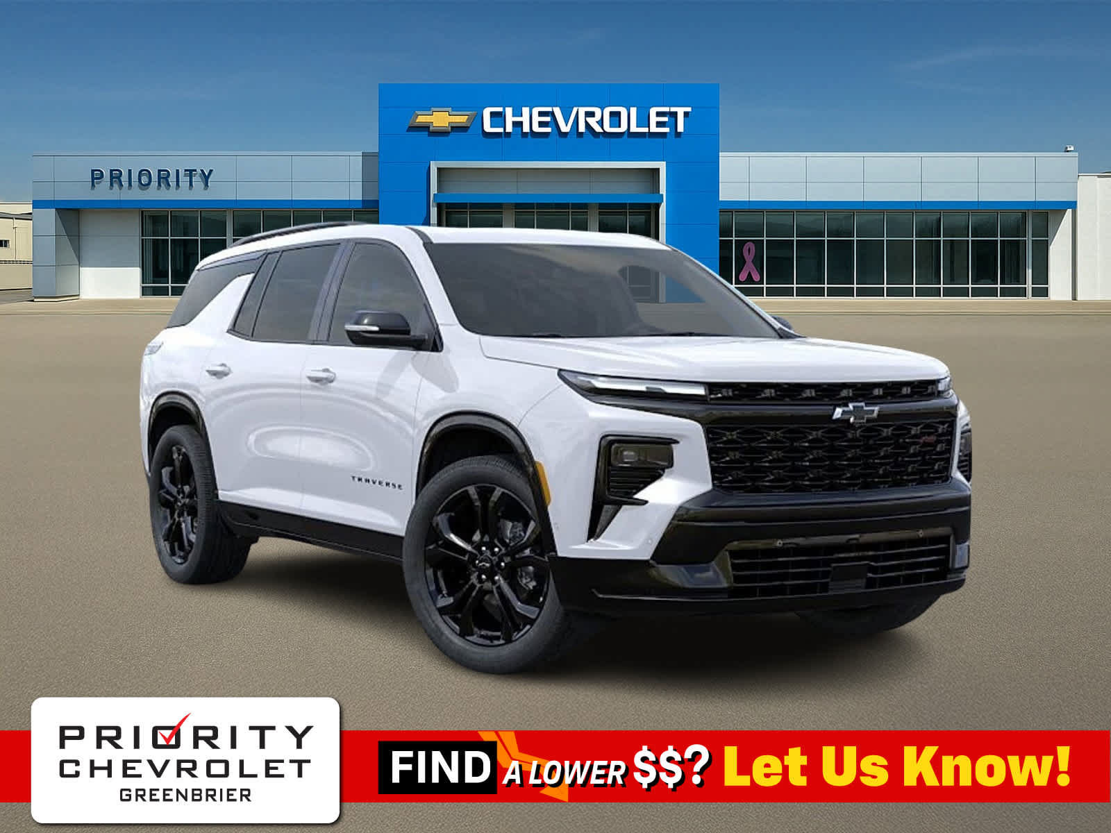 New 2027 Chevrolet Traverse RS AWD/4WD image 1