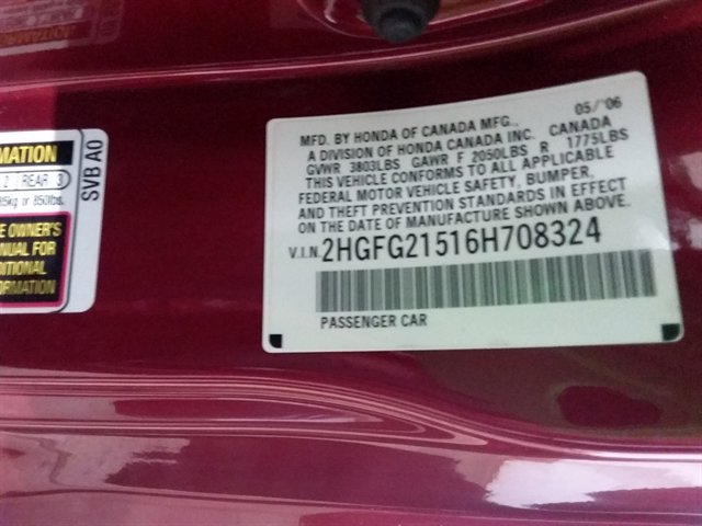 Used 2006 Honda Civic Si image 14