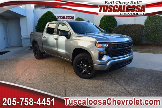 New 2026 Chevrolet Silverado 1500 Custom w/ LPO, Dark Essentials Package AWD/4WD image 1