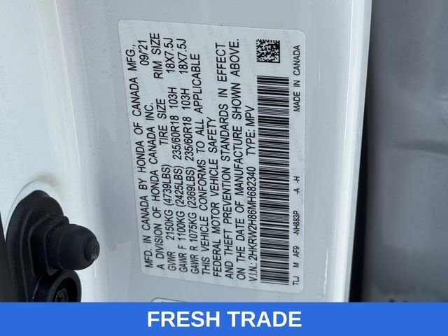 Certified 2021 Honda CR-V EX-L image 32