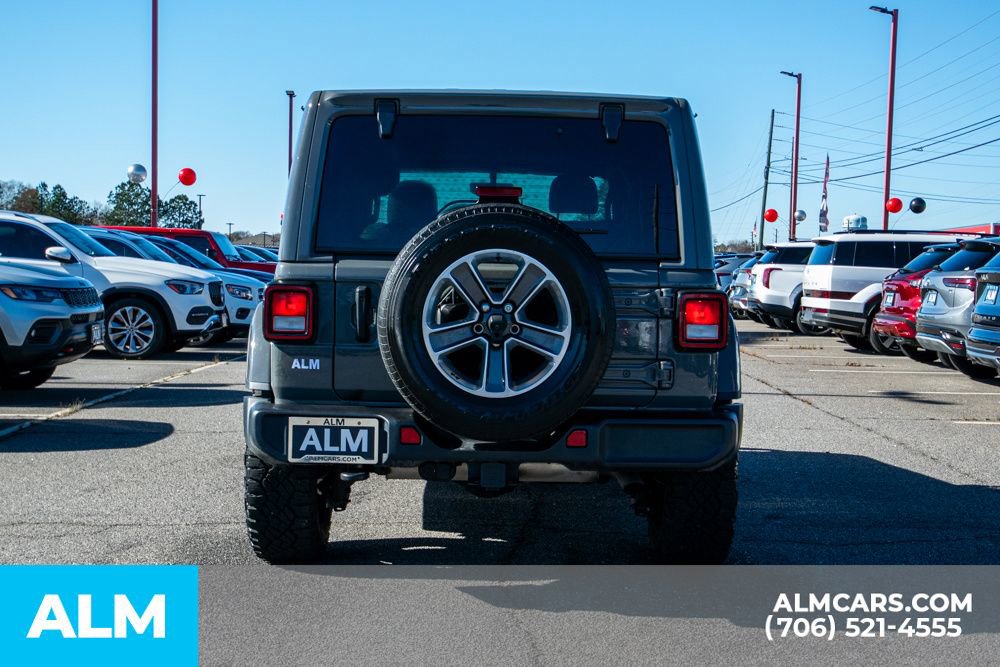Used 2021 Jeep Wrangler Unlimited Sahara w/ Uconnect 4C Nav & Sound Group image 9