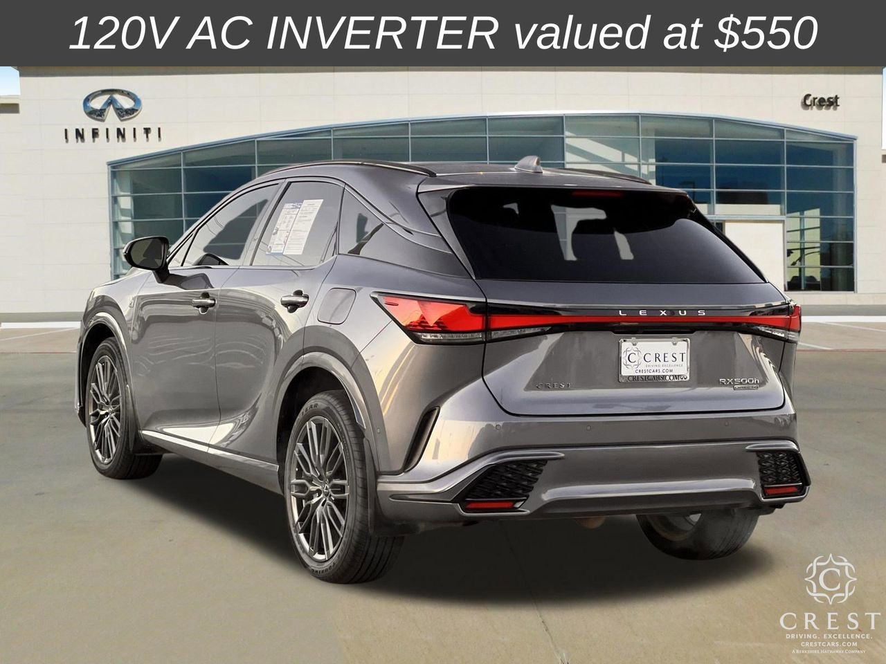 Used 2023 Lexus RX 500h F SPORT Performance w/ Accessory Package (K3) image 8