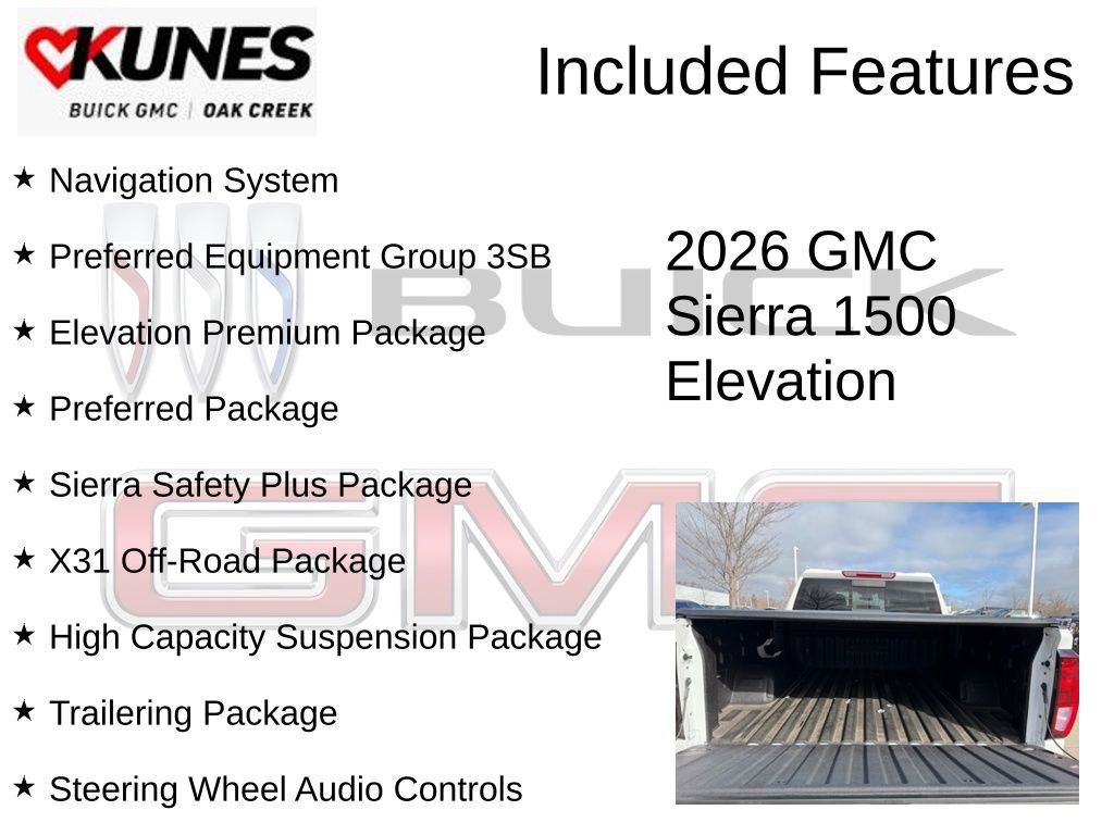 New 2026 GMC Sierra 1500 Elevation w/ Elevation Premium Package image 2