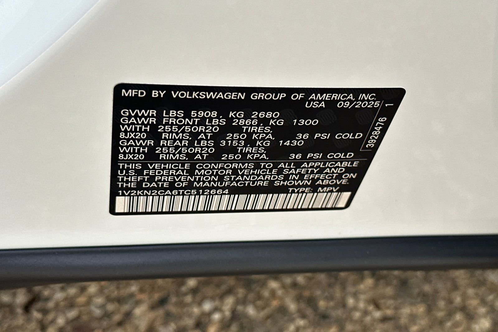 New 2026 Volkswagen Atlas SE image 28